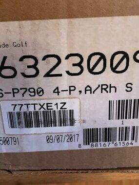 TaylorMade P790 Iron Set 4-P, RH Stiff